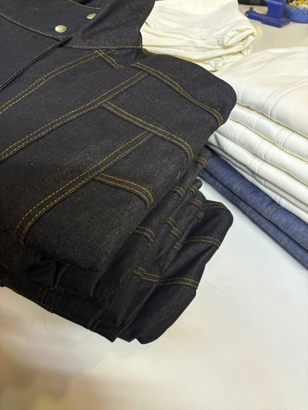 Bomber denim corteza