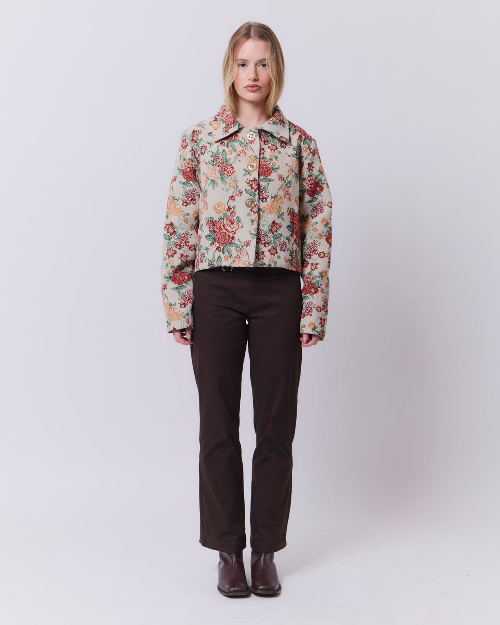 Chaqueta Flora Beige