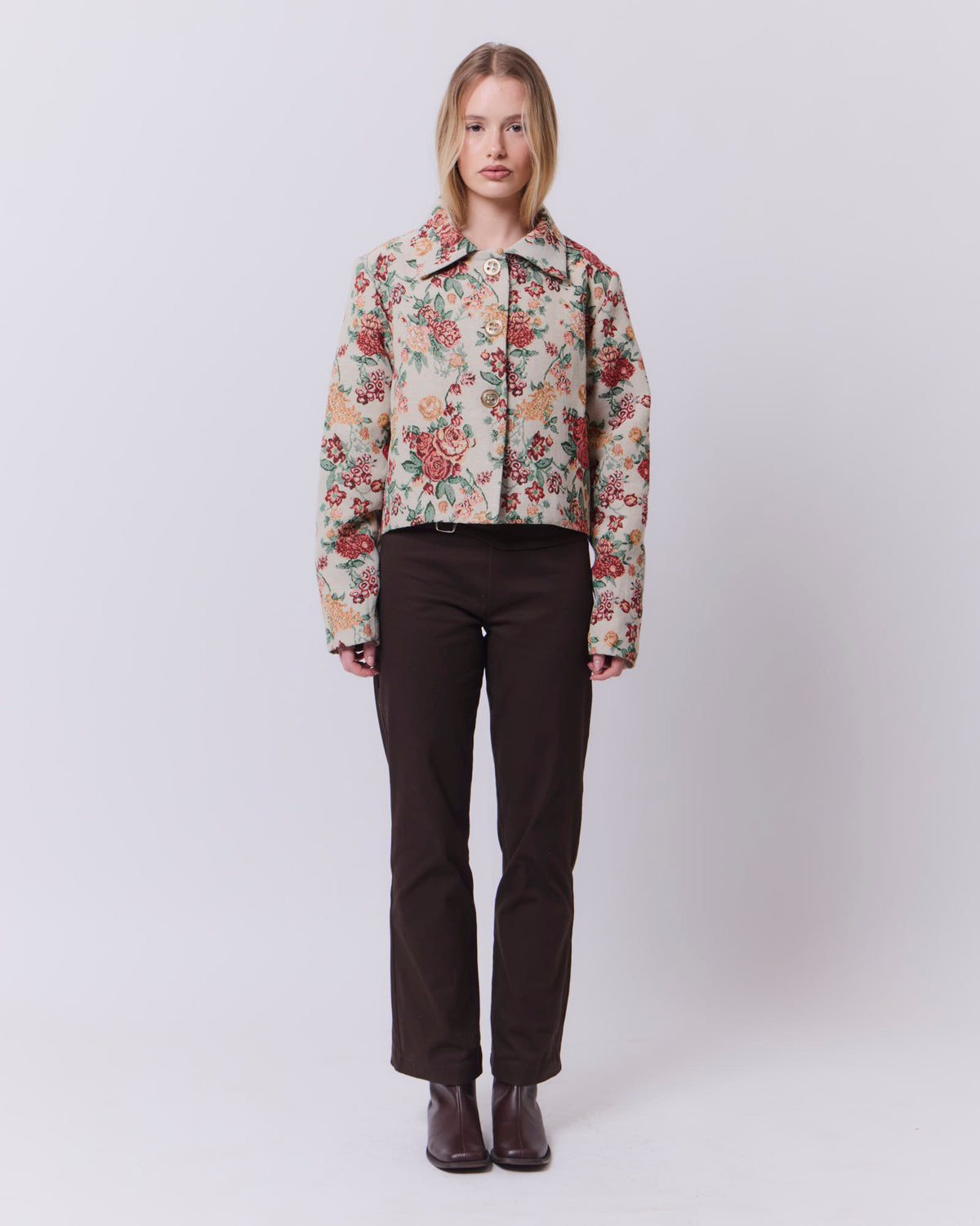 Chaqueta Flora Beige