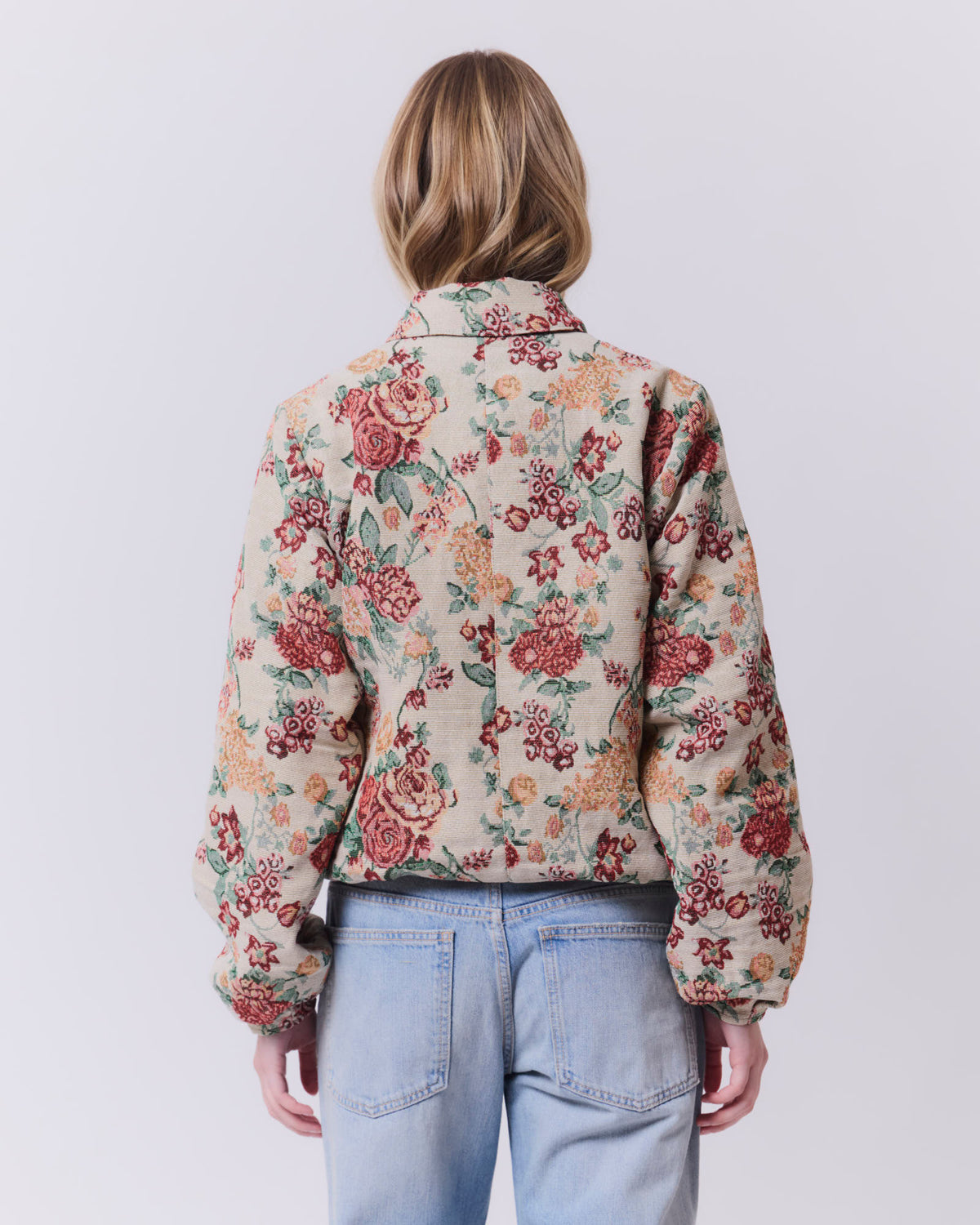 Bomber Flora Beige
