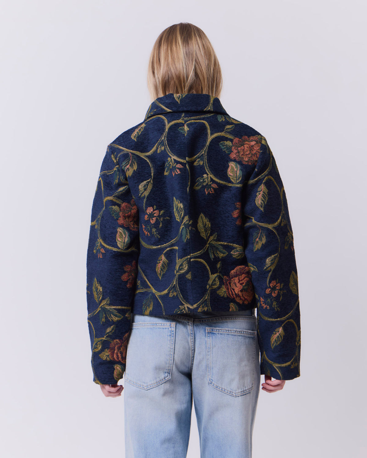 Chaqueta Flora Índigo