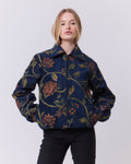 Bomber Flora Índigo