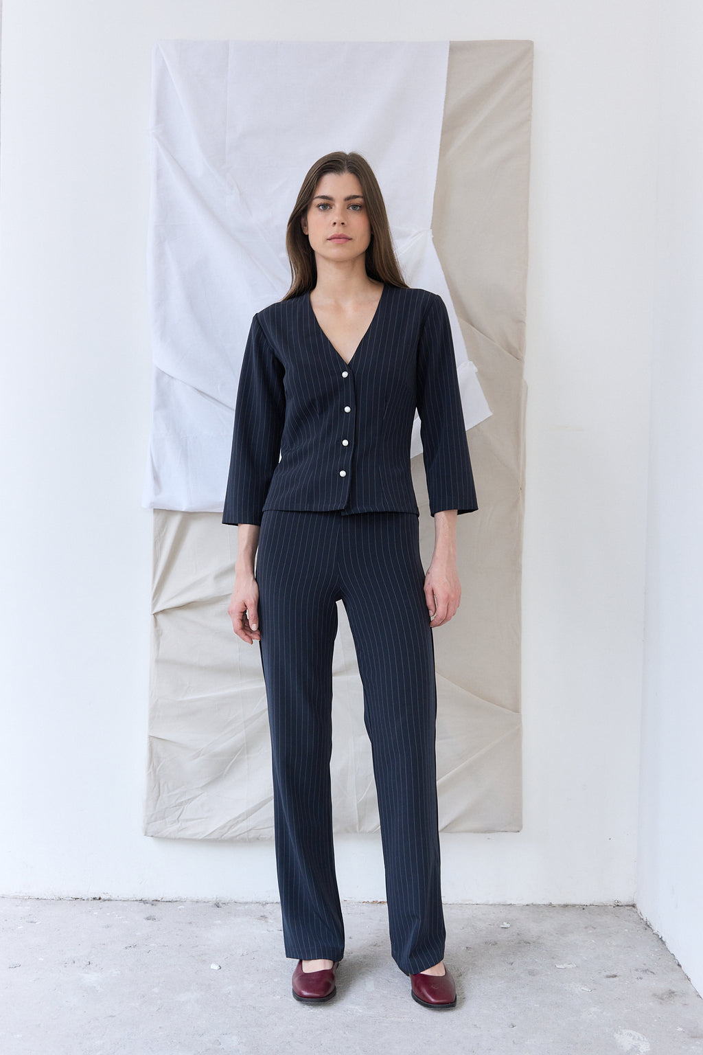 Blusa Perla Índigo