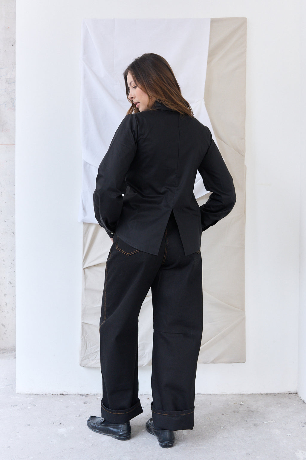 Blusa Pliegues Sombra