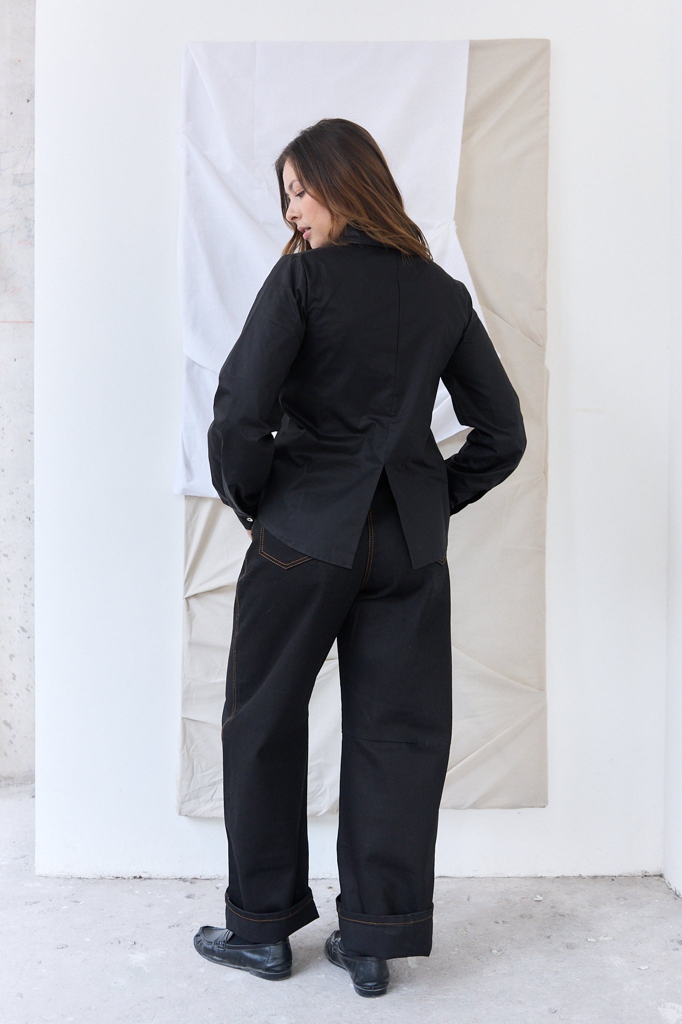 Blusa Pliegues Sombra